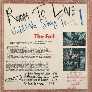 THE FALL Room To Live (colored)