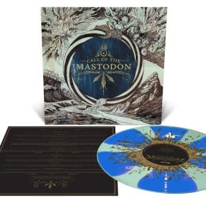 MASTODON Call Of The Mastodon (Coke Bottle Green w/ Aqua Blue Pinwheel Splatter)