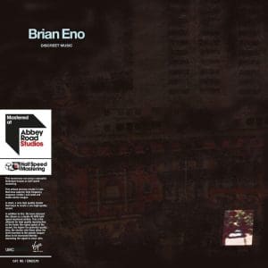 BRIAN ENO Discreet Music (Abbey Road Half Speed Mastered)