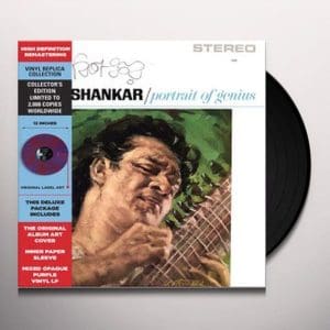 RAVI SHANKAR Portrait Of Genius (coloured)