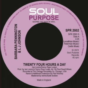 BARBARA PENNINGTON & L J JOHNSON Twenty Four Hours A Day 7"