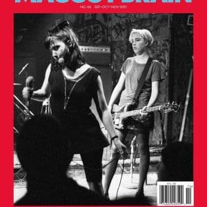 MAGGOT BRAIN Issue No. 6, Sep-Oct-Nov 2021, Bikini Kill live at CBGB cover
