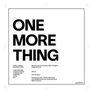 FUMIYA TANAKA One More Thing (first part) 2LP