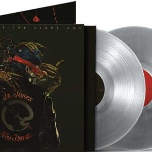 QUEENS OF THE STONE AGE In Times New Roman (opaque silver)