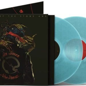 QUEENS OF THE STONE AGE In Times New Roman (opaque blue)