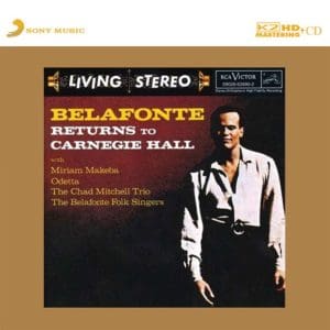 HARRY BELAFONTE Belafonte Returns To Carnegie Hall  (numbered, ltd K2 HDCD)