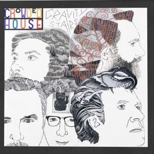 CROWDED HOUSE Gravity Stairs (cloudy blue coloured)