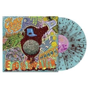 THE LOVELY EGGS Eggsistentialism (Transparent Blue With “Coffee” Splatter)