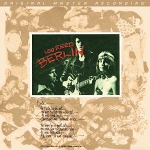LOU REED Berlin (MoFi limited numbered)