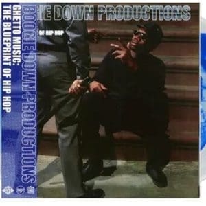 BOOGIE DOWN PRODUCTIONS Ghetto Music: The Blueprint Of Hip Hop (blue ink clear w/ Obi & 2 bonus tracks) 2LP