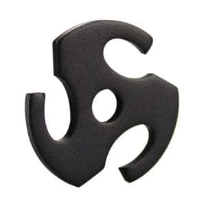 45RPM RECORD ADAPTER  (aluminium, black)
