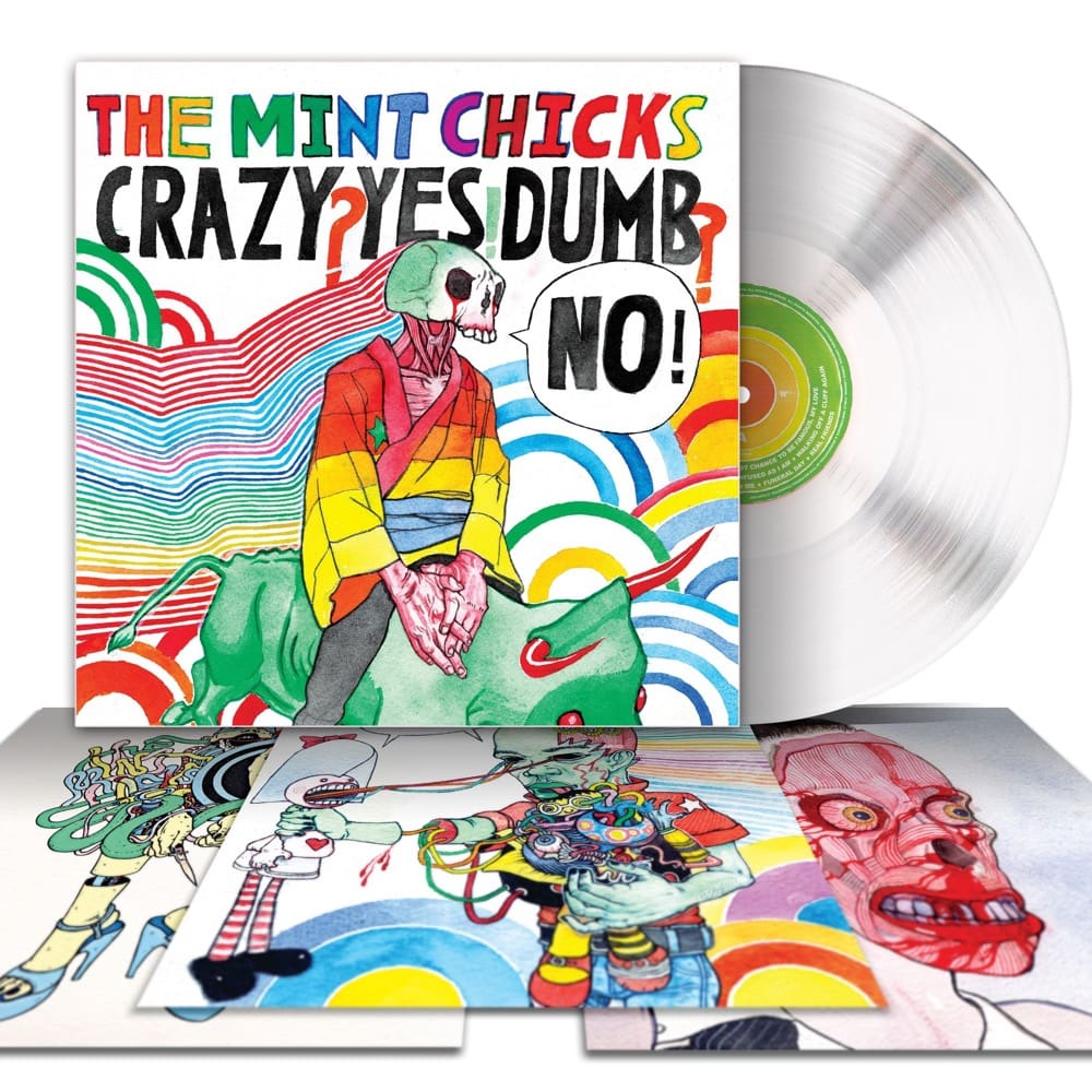 THE MINT CHICKS Crazy? Yes! Dumb? No! (White) preorder