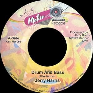 JERRY HARRIS Drum And Bass 7"
